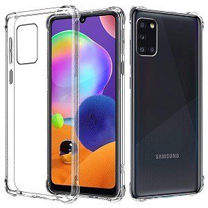 Samsung Galaxy A31 Shockproof Clear Heavy Duty Case Cover Samsung Galaxy A31 Shockproof Clear Heavy Duty Case Cover